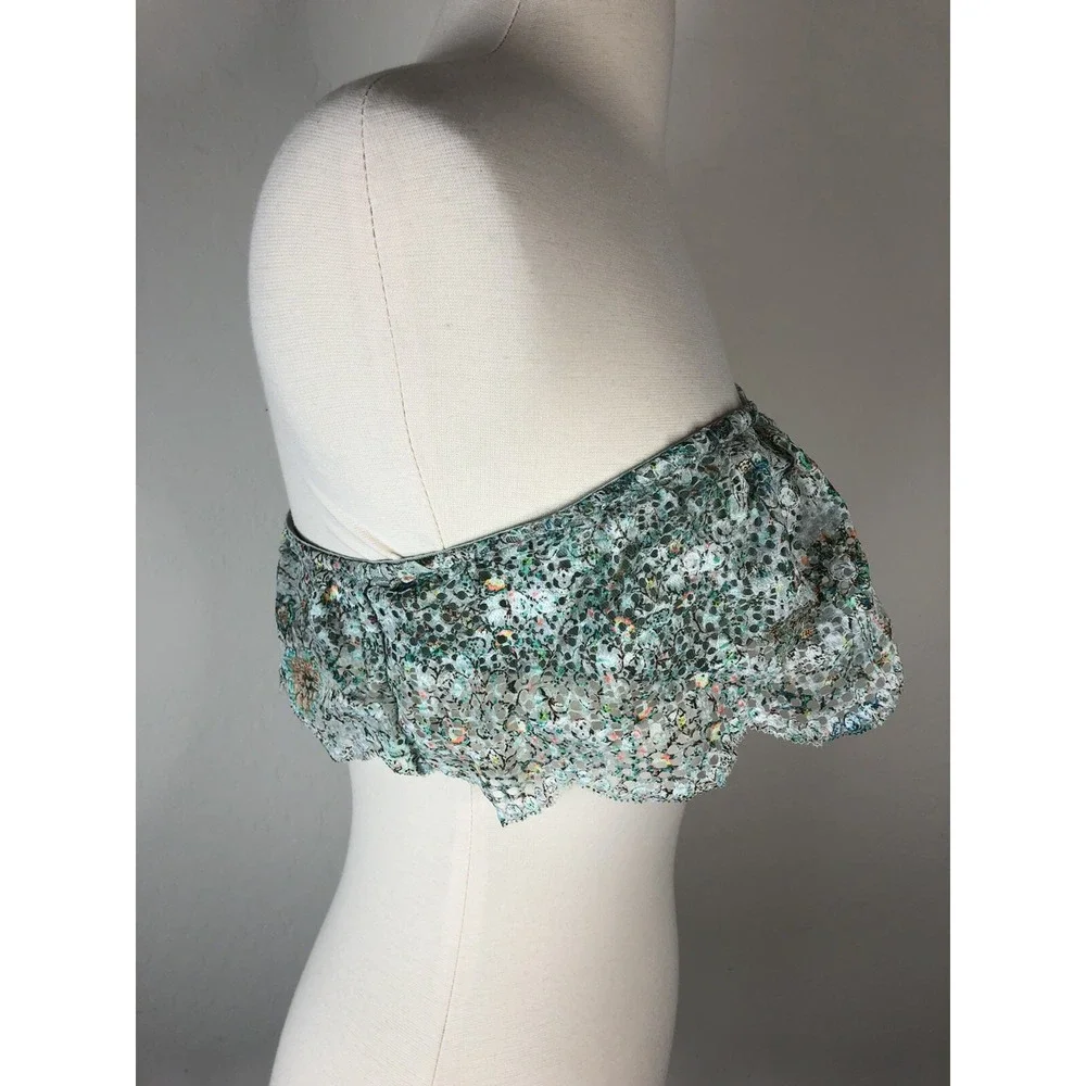Victoria's Secret Womens XS Strapless Lace Bralette Mint Green 0667543879441